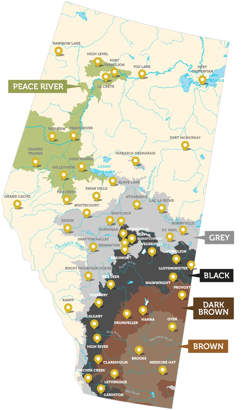 Soil Zones - Alberta