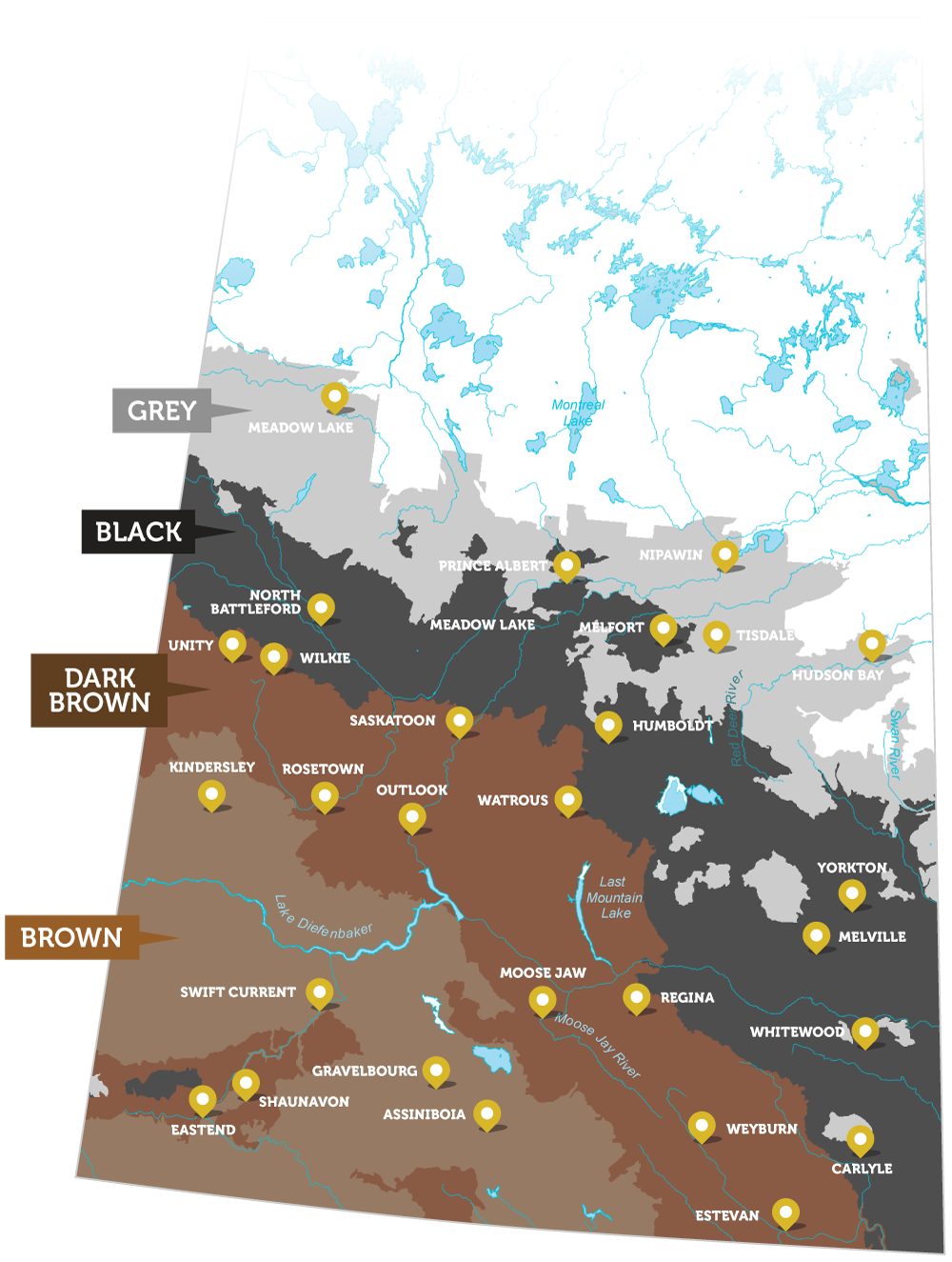 Soil Zones - Saskatchewan